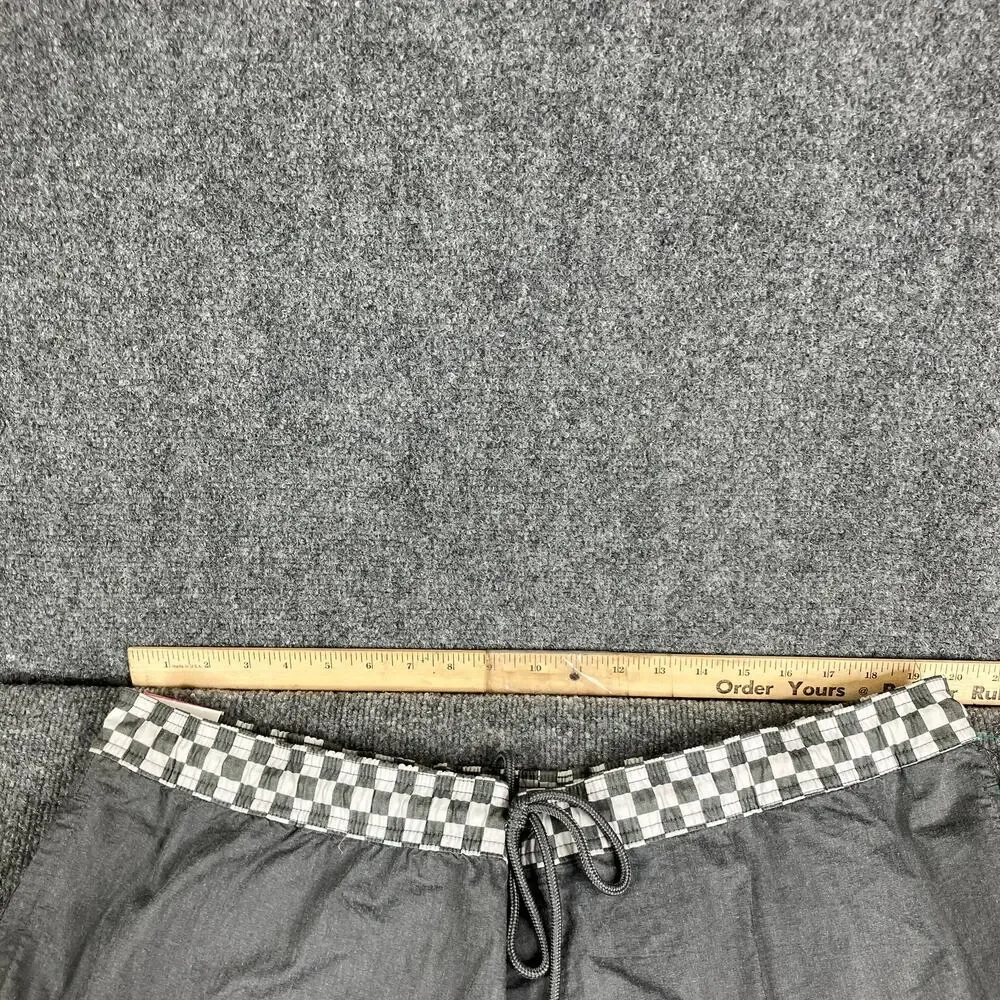Original Use Swim‎ Shorts Mens XXL Gray Checkered Waist Quick Dry Beach